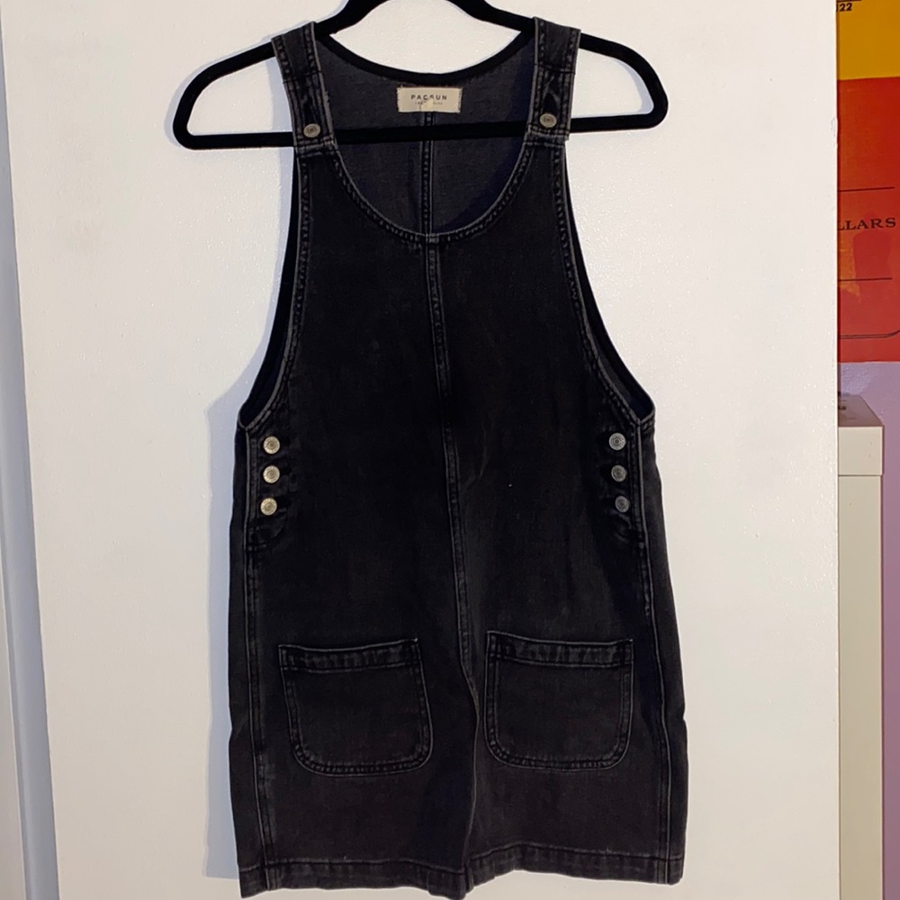 PAC SUN Black Jean Dress
